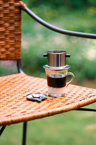 Vietnam coffee put on the chair Vietnam coffee put on the chair